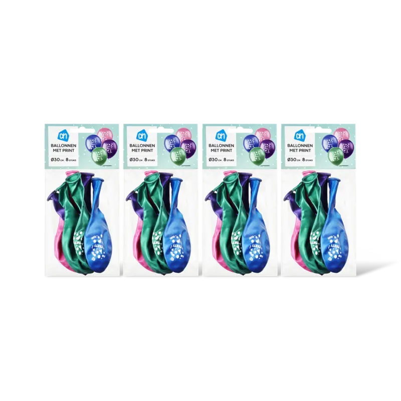 Ballonnen met print 4-pack