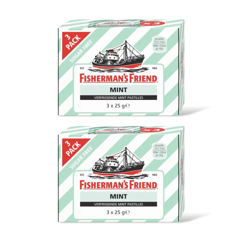 Fisherman's Friend Mint suikervrij 2-pack