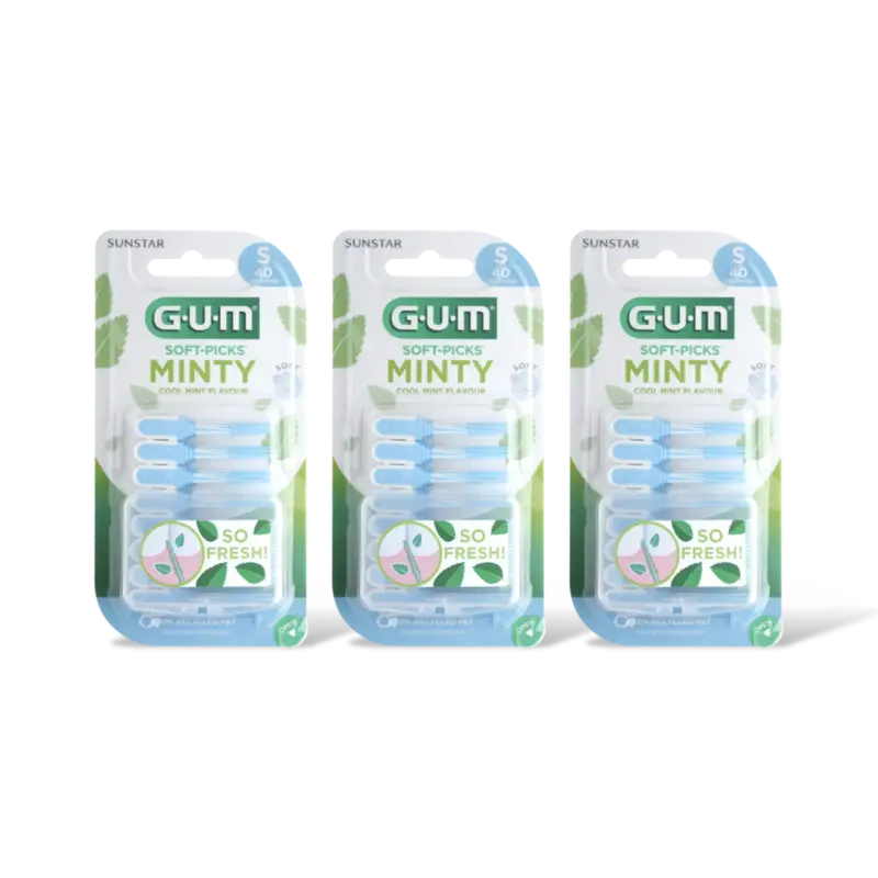GUM Soft-picks minty cool mint S 3-pack