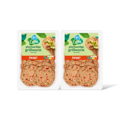 pdp-image-AH Terra Plantaardige grillworst pikant 2-pack