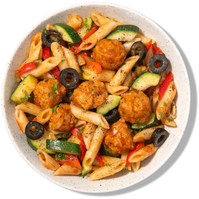 Een afbeelding van AH Verse penne scharrelkip gehaktballetjes