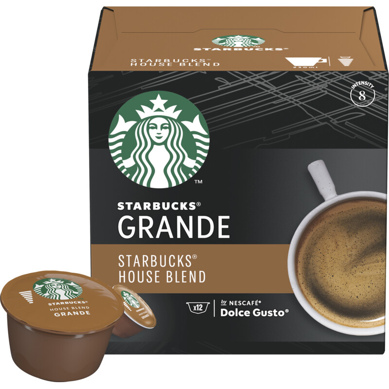 Een afbeelding van Starbucks Dolce gusto compatible house blend