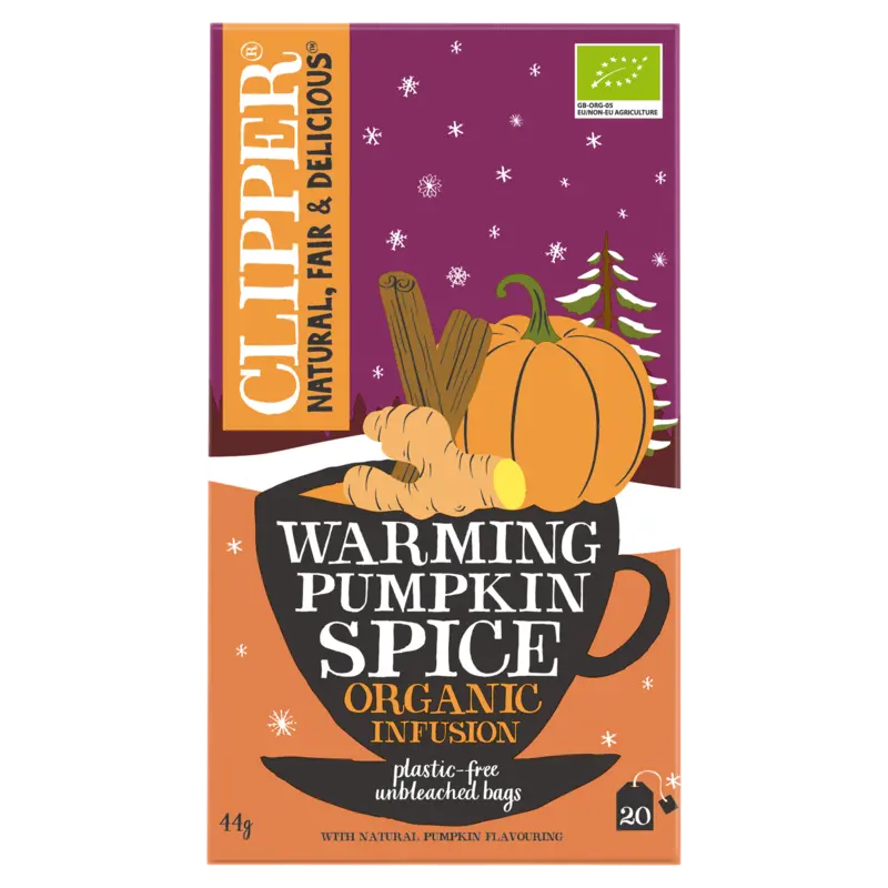 Clipper Warming pumpkin spice