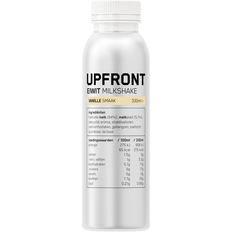 Upfront Eiwit milkshake vanille smaak