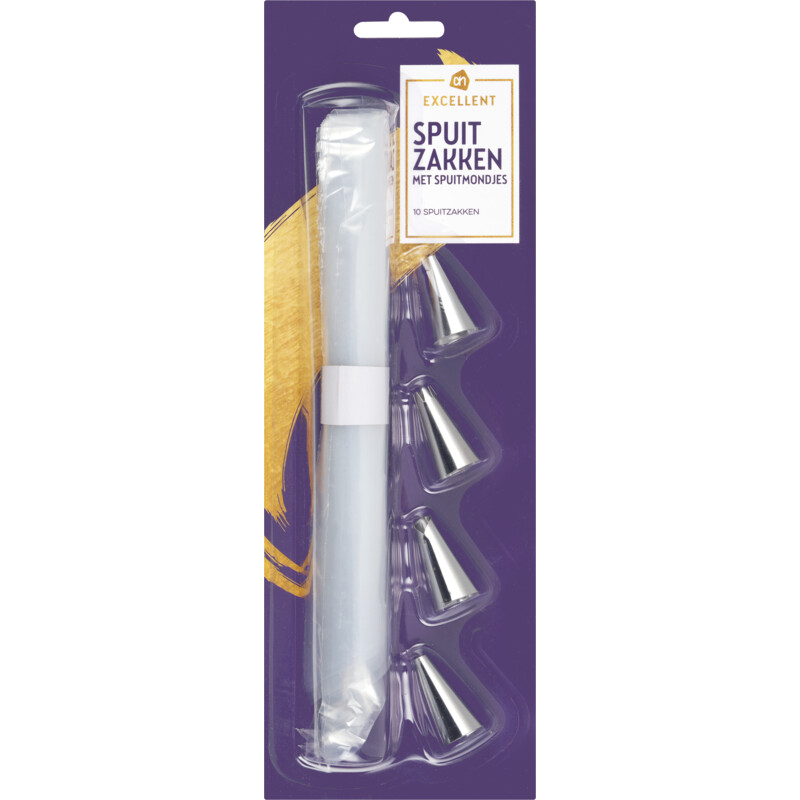 Een afbeelding van AH Excellent Spuitzakken met spuitmondjes