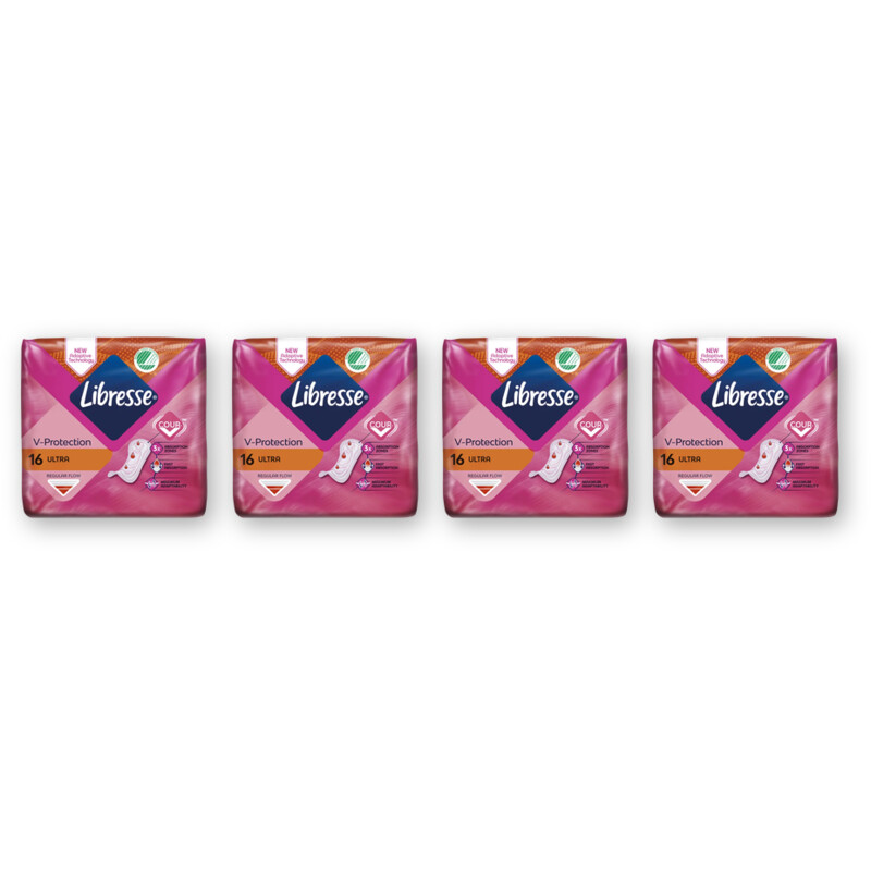 Libresse Ultra regular maandverband 4-pack