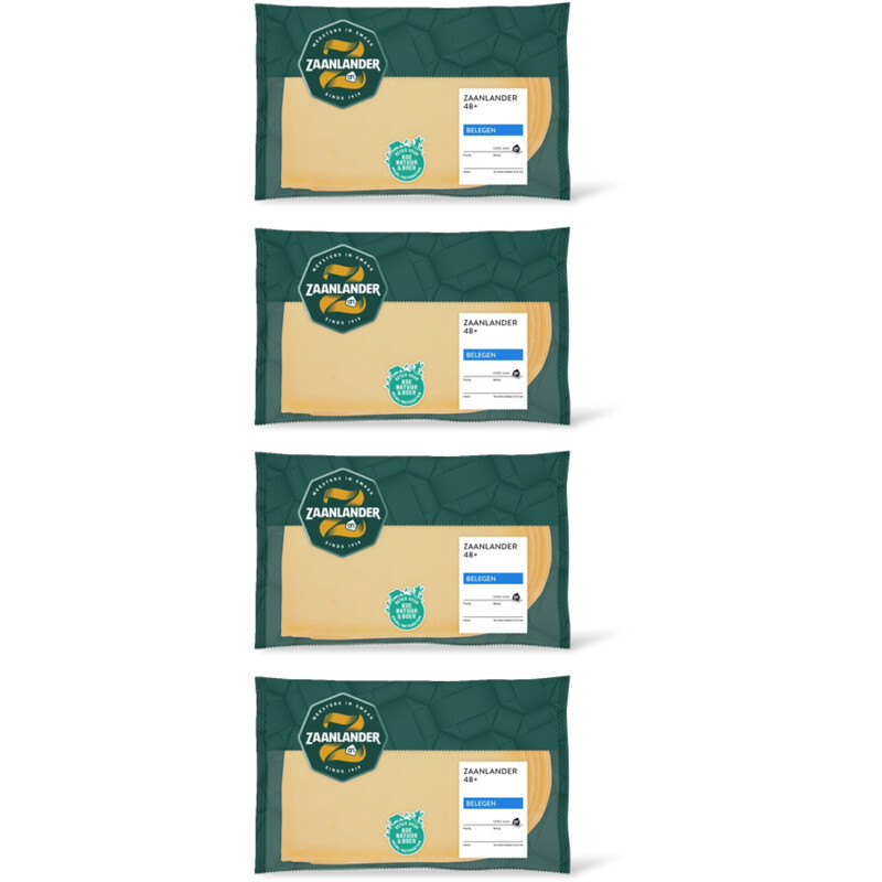AH Zaanlander Belegen 48+ plakken 4 pack