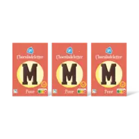 AH Chocoladeletter puur 3-pack