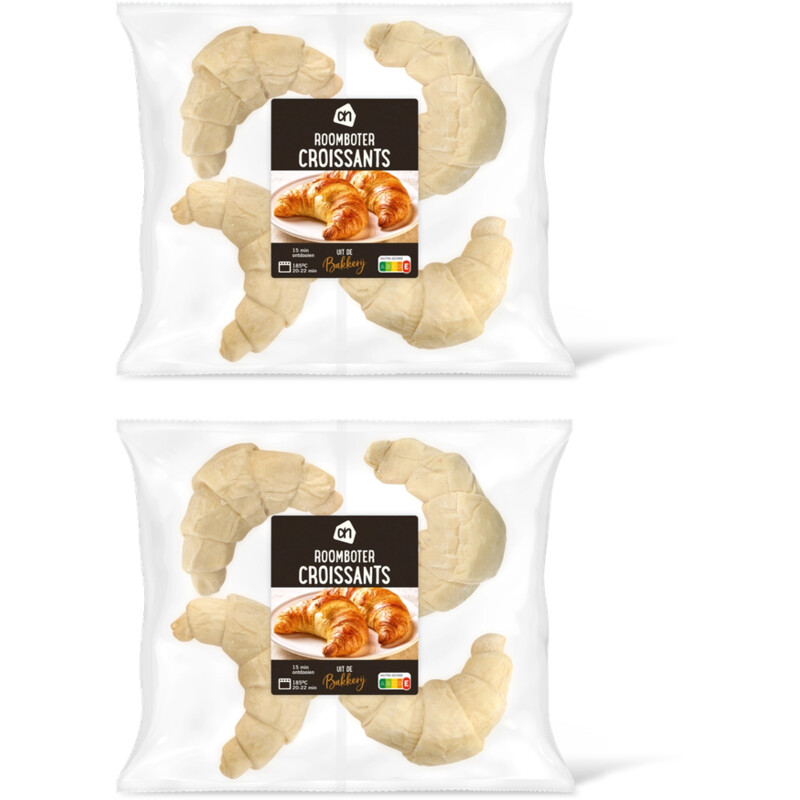 AH Roomboter croissants 2-pack