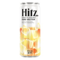 Hitz Hard seltzer mango flavoured
