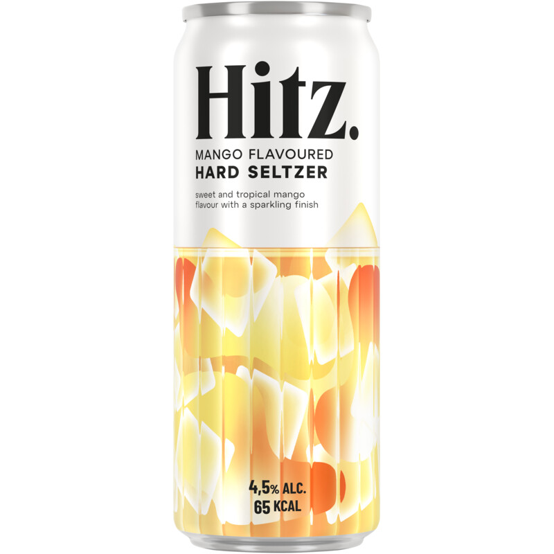 Hitz Hard seltzer mango flavoured