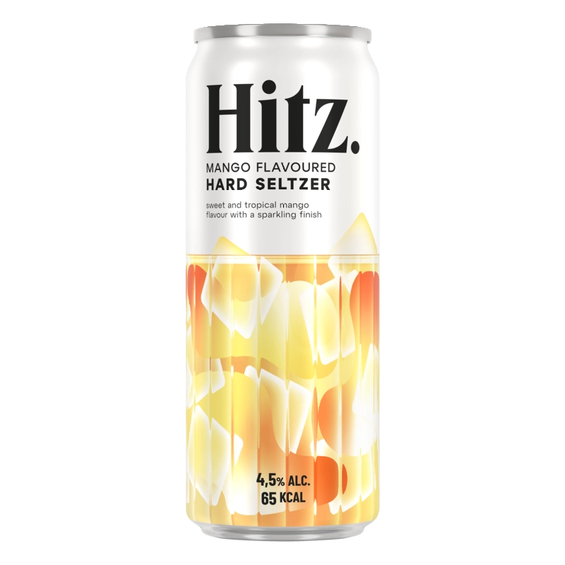 Hard seltzer mango flavoured