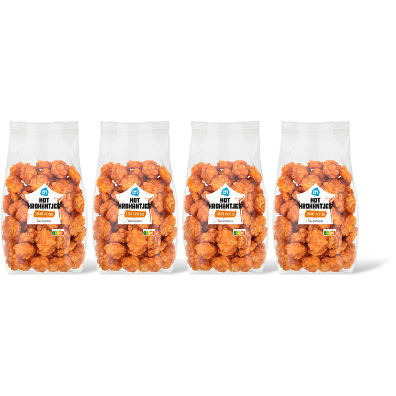 AH Hot krokantjes licht pittig 4-pack