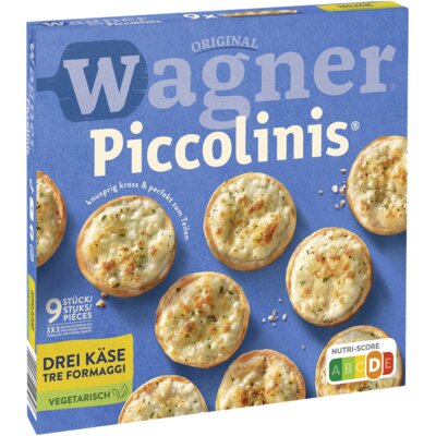 pdp-image-Wagner Piccolinis mini pizza 3 soorten kaas