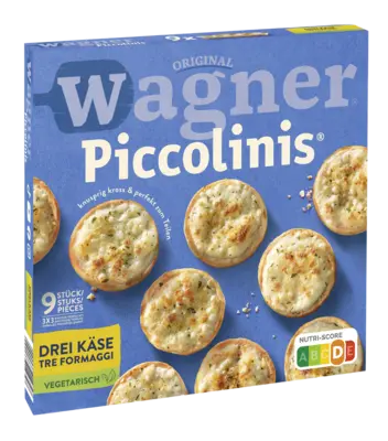 pdp-image-Wagner Piccolinis mini pizza 3 soorten kaas