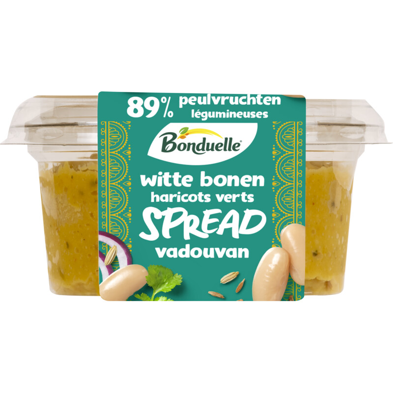 Een afbeelding van Bonduelle Witte bonen spread vadouvan