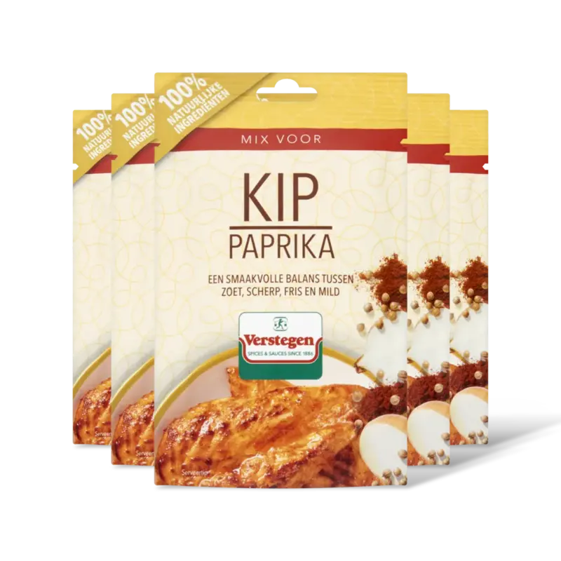 Kruidenmix voor kip met paprika 5-pack