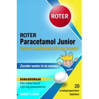 Een afbeelding van Roter Paracetamol junior 250mg smelttabletten