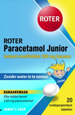 pdp-image-Roter Paracetamol junior 250mg smelttabletten