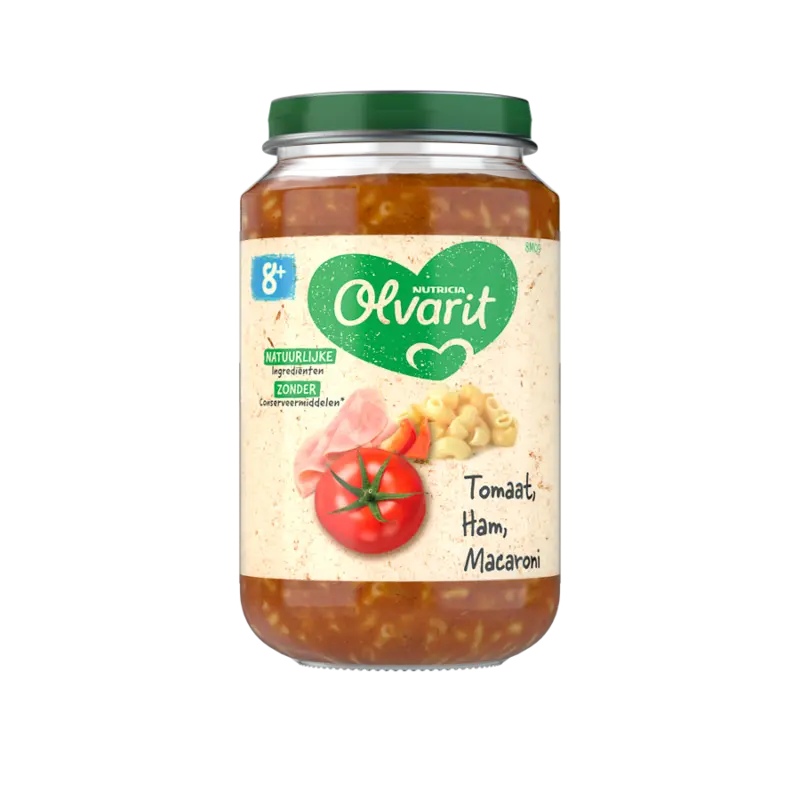Olvarit Tomaat ham macaroni 8m+
