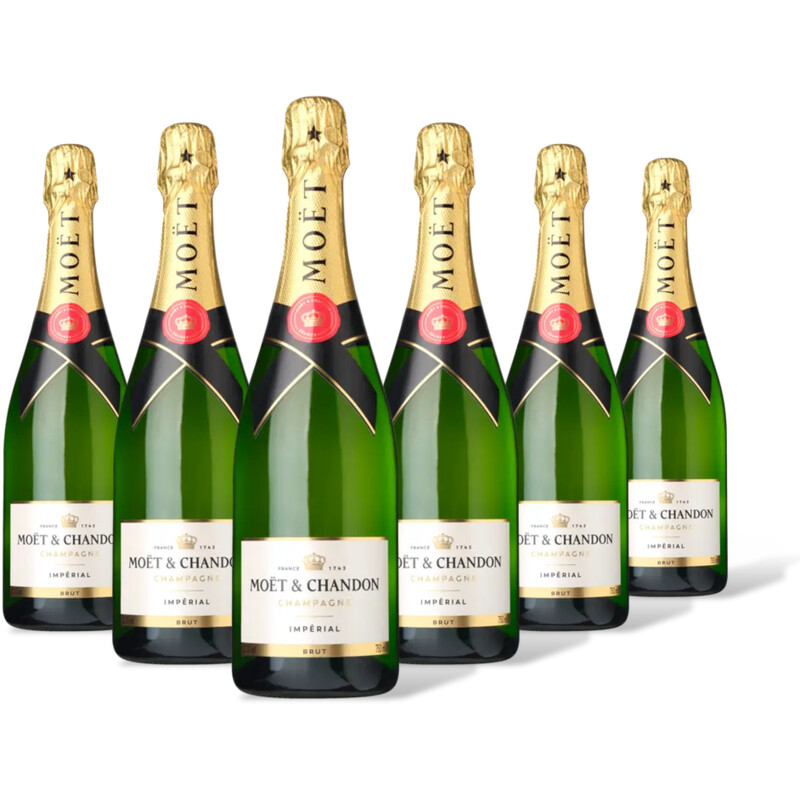 Moët & Chandon Champagne brut impérial 6 flessen