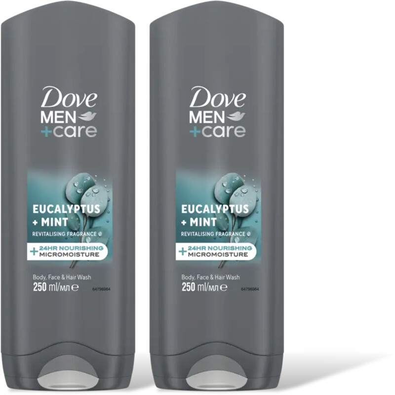 Dove Men+care eucalyptus & mint 2pack