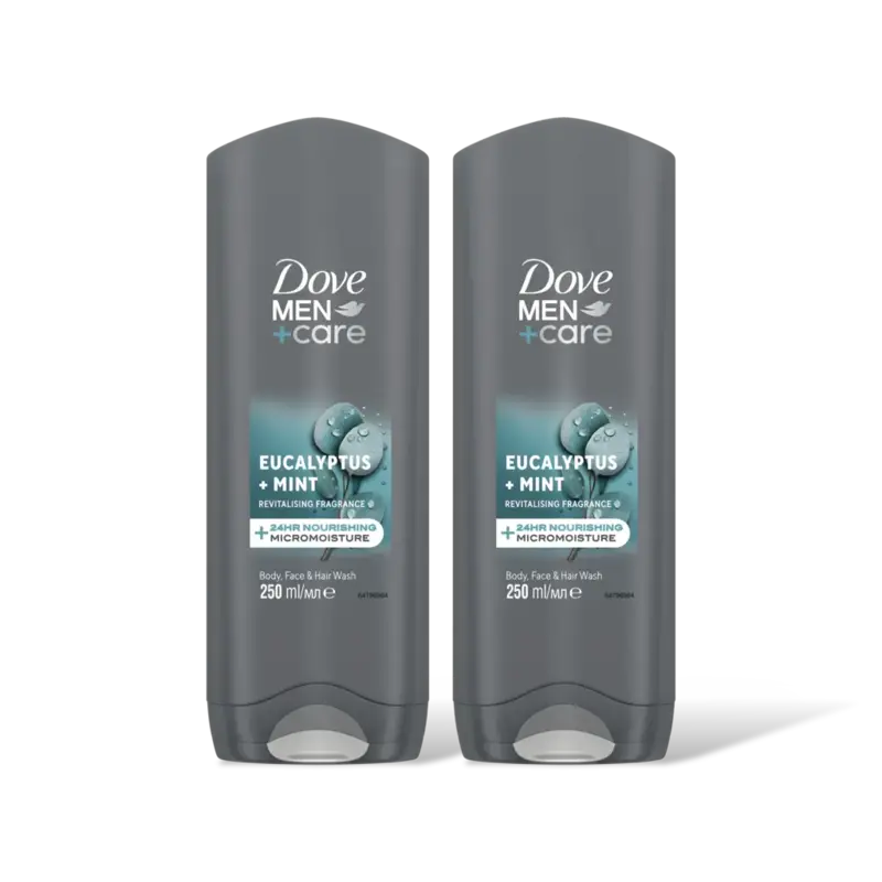 Dove Men+care eucalyptus & mint 2pack