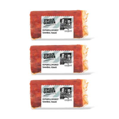pdp-image-Streeckgenoten Kipgrillworst sambal 3-pack