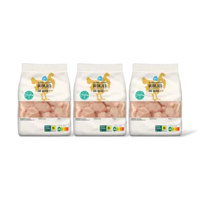 pdp-image-AH Scharrel kipfilet blokjes 3-pack