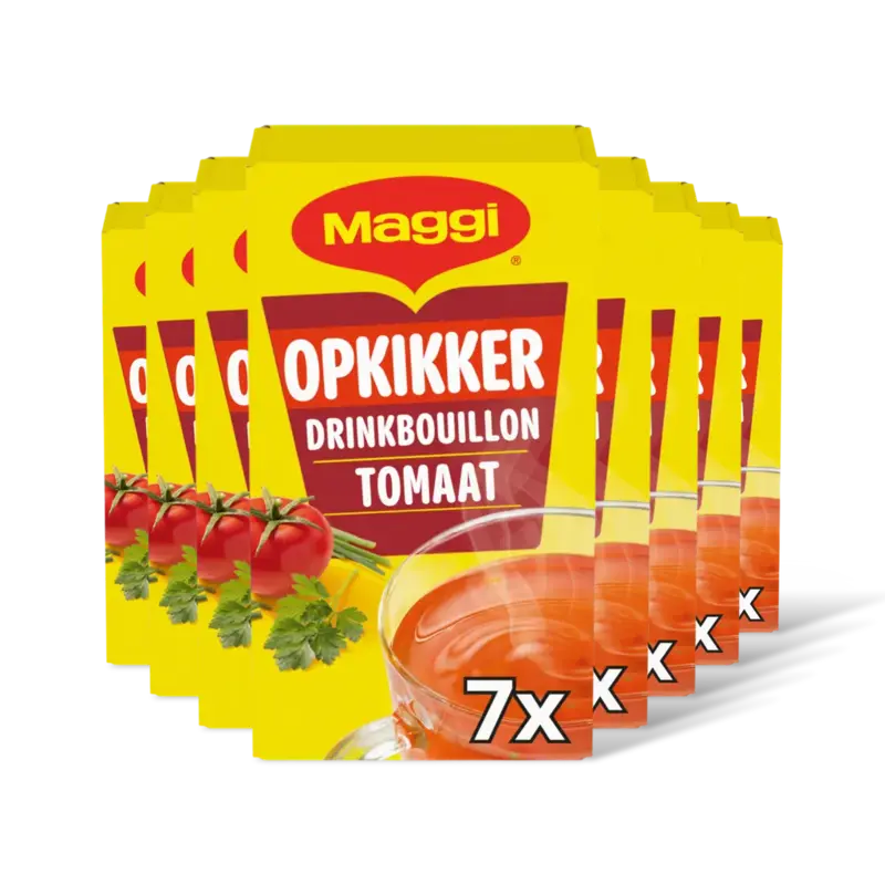 Maggi Opkikker drinkbouillon tomaat 8-pack