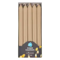 AH Dinerkaarsen beige 8 uur