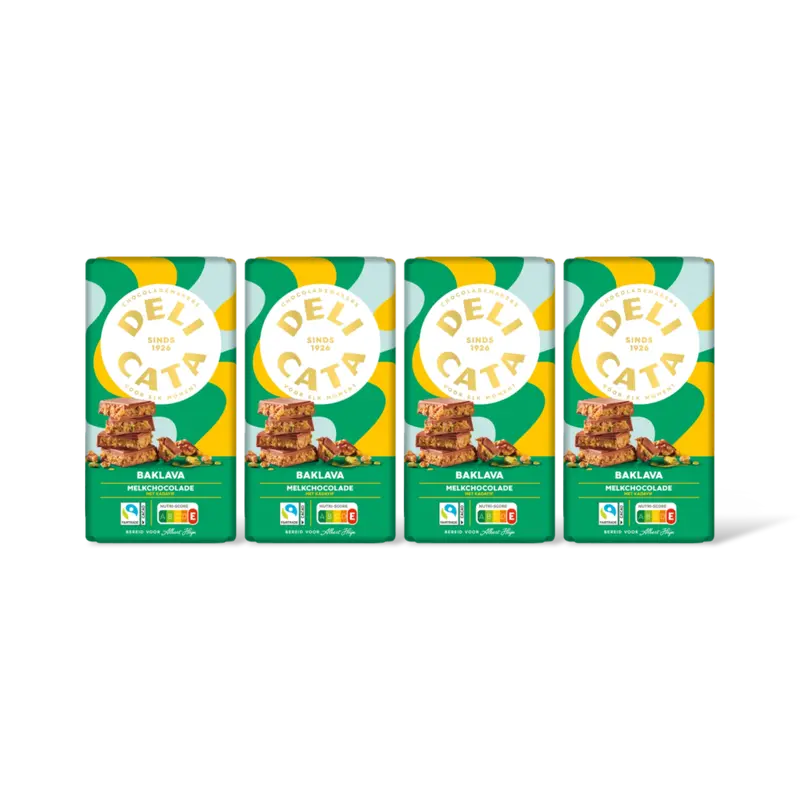 Melk met baklavavulling 4-pack