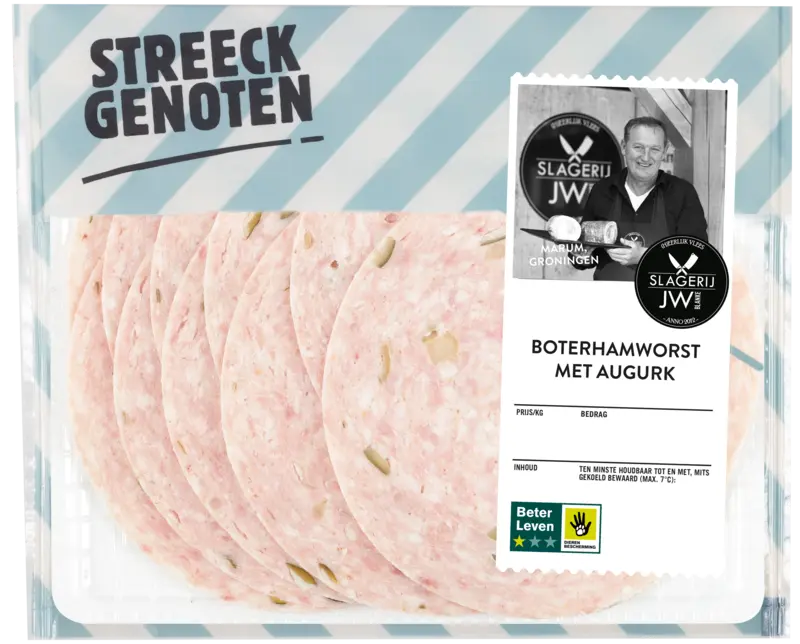 Boterhamworst met augurk