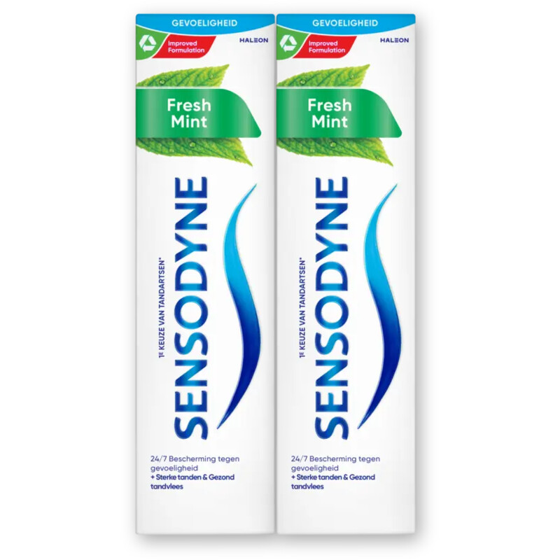 Sensodyne Proglasur fresh & clean tandpasta 2-pack