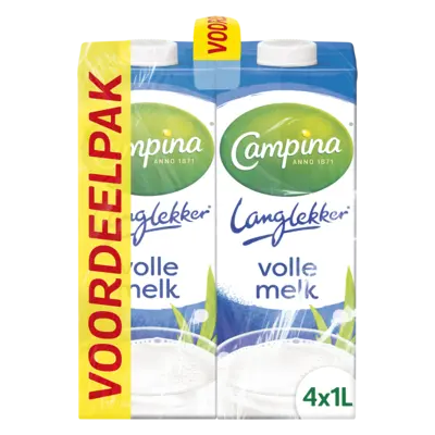 pdp-image-Campina Langlekker volle melk voordeel 4-pack
