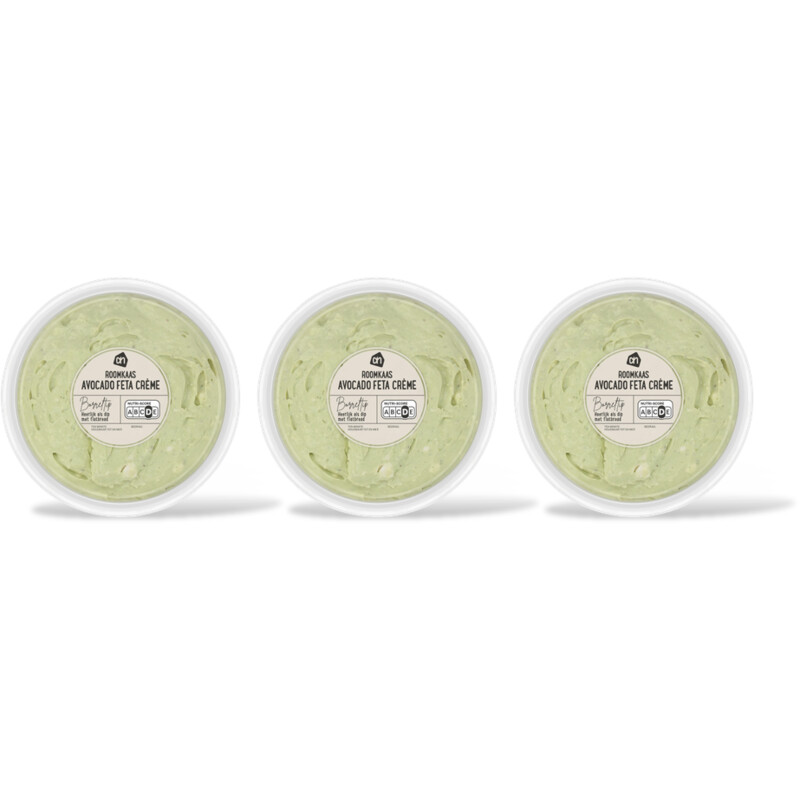 AH Roomkaas avocado feta crÃ¨me 3-pack