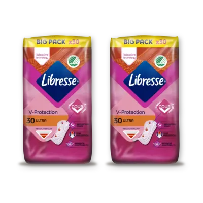 pdp-image-Libresse Ultra regular maandverband bigpack 2pack