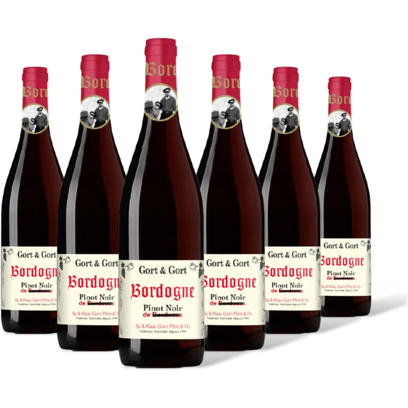 Gort & Gort Bordogne pinot noir 6 flessen