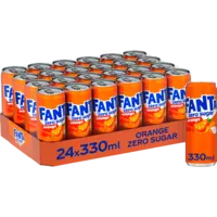 Fanta Orange zero sugar tray