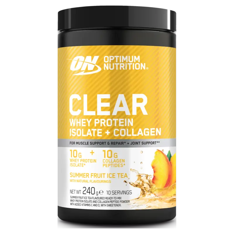 Optimum Nutrition Clear whey + collagen summer ice tea