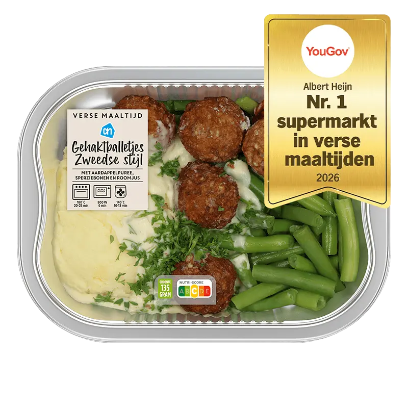 AH Verse maaltijd Zweedse gehaktballetjes