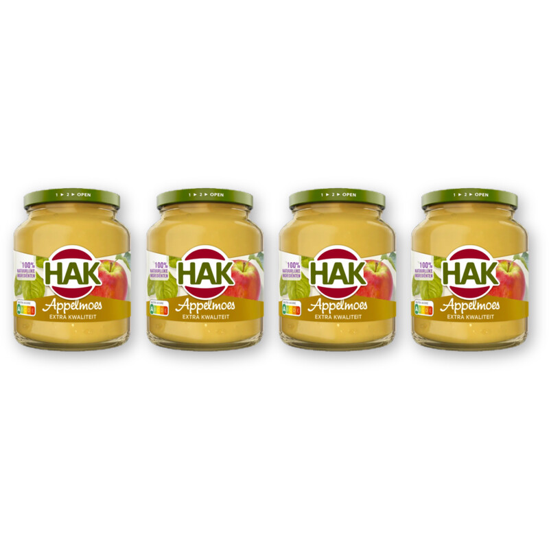 Hak Appelmoes extra kwaliteit 4-pack
