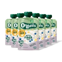 Organix Nutri fiber banana/yoghurt/oats 12m+ 6pk