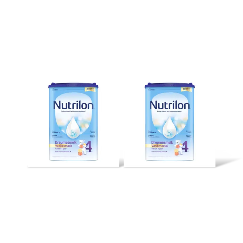 4 dreumesmelk vanille 1+ jaar 2-pack