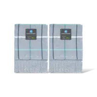 AH Theedoek blauw set van 2 2-pack