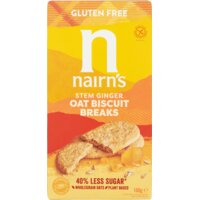 Een afbeelding van Nairn's Biscuit breaks oats ginger glutenvrij