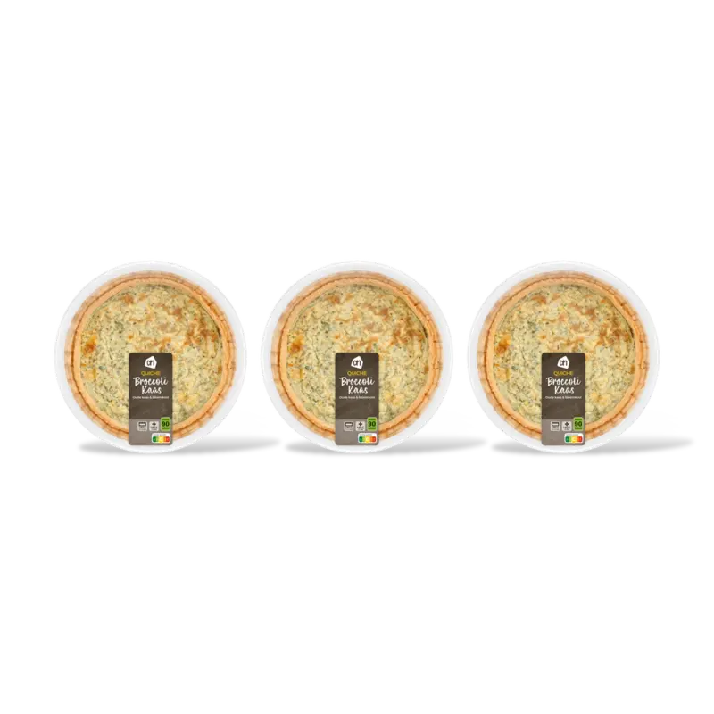 AH Quiche broccoli kaas 3-pack