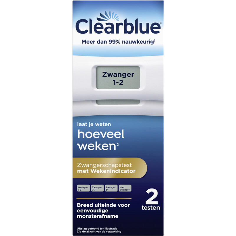 Een afbeelding van Clearblue Zwangerschapstest