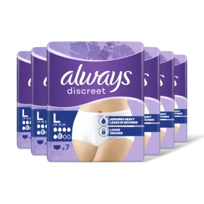 pdp-image-Always Discreet normal broekjes maat L 6-pack