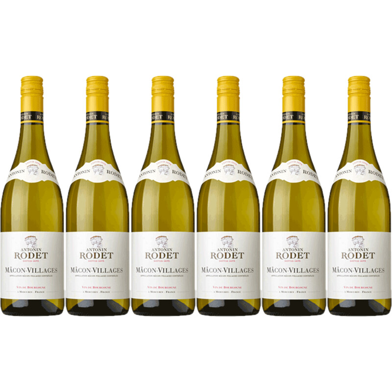 Een afbeelding van Antonin Rodet Mâcon-villages blanc 6 flessen